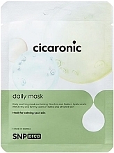 Fragrances, Perfumes, Cosmetics Soothing Sheet Mask - SNP Prep Cicaronic Daily Mask