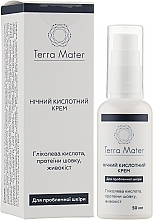 Acid Night Face Cream - Terra Mater Night Acid Face Cream — photo N2