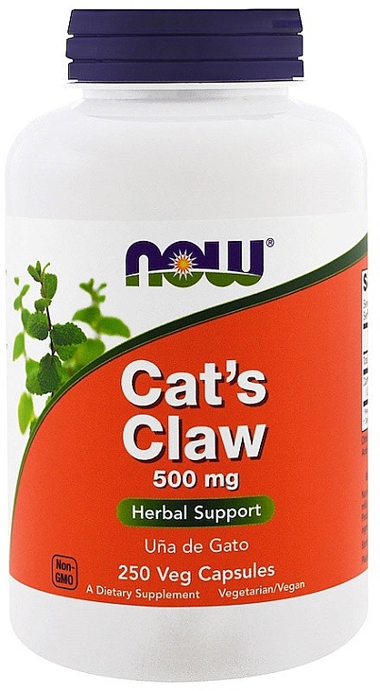 Vitamins "Cat's Claw", 500 mg - Now Foods Cats Claw — photo N2