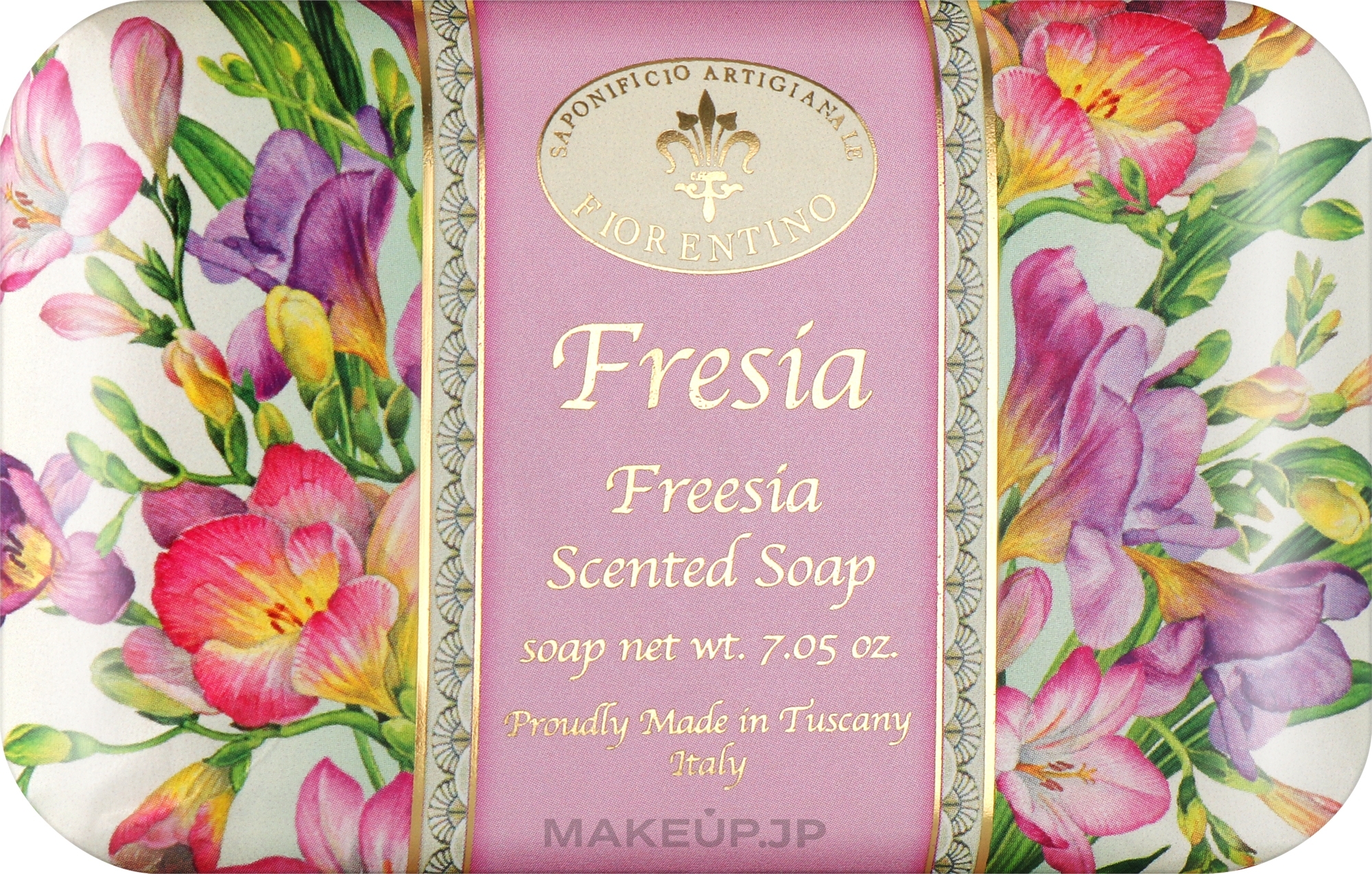 Freesia Toilet Soap - Saponificio Artigianale Fiorentino Frezja — photo 200 g