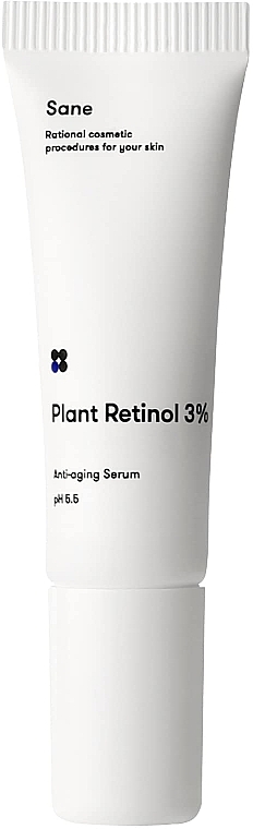 Retinol Face Serum - Sane Plant Retinol 3% + Vitamin F 2% Anti-aging Serum pH 5.5 — photo N2