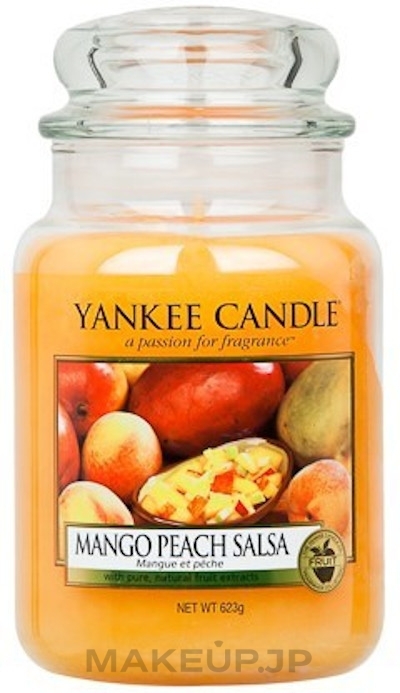 Scented Candle "Mango Peach Salsa" - Yankee Candle Mango Peach Salsa — photo 623 g