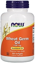 Wheat Germ Oil, 1130 mg, capsules - Now Foods Wheat Germ Oil 1130mg Softgel — photo N1