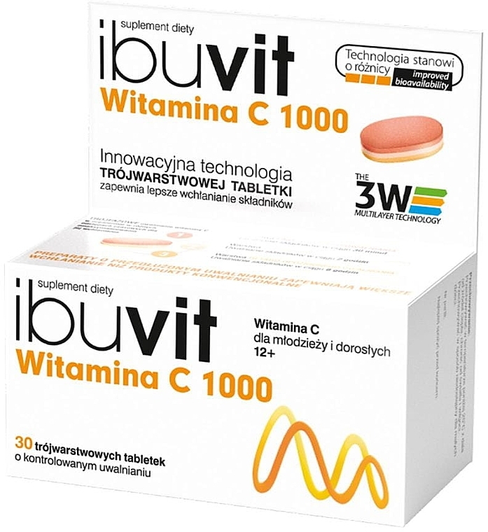 Vitamin C Dietary Supplement  - Polpharma Ibuvit Vitamin C 1000 — photo N1