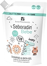 Fragrances, Perfumes, Cosmetics Hair & Body Wash 2in1 - Seboradin Bebe Shampoo & Body Bath Gel 2 in 1 (doypack)