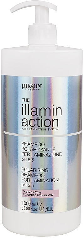 Set - Dikson Illaminaction Salon Kit (shmp/1000ml + primer/300ml + conc/1000ml + cr/200ml + spray/80ml) — photo N2