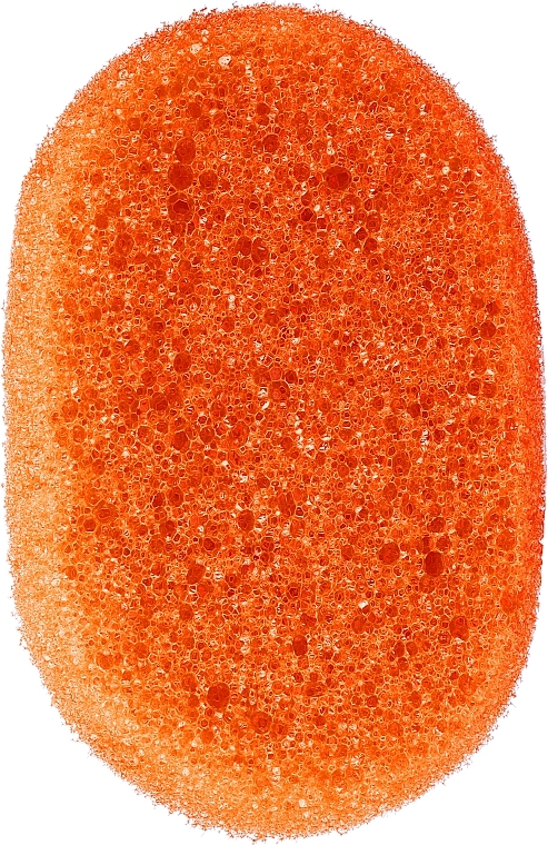 Massage Body Sponge 'Antistress', orange - Sanel Antystress — photo N1