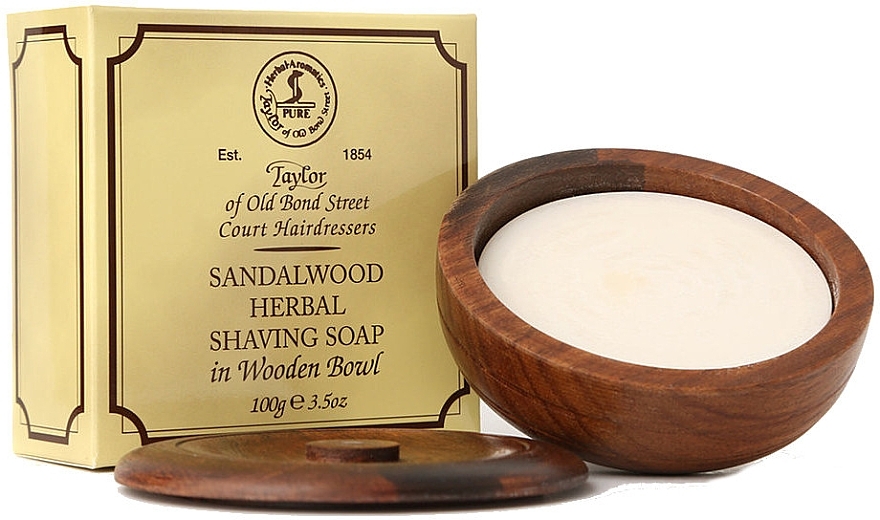 Sandalwood Shaving Soap (refill) - Taylor Of Old Bond Street Sandalwood Herbal Shaving Soap — photo N1