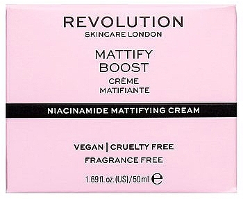 Mattifying Face Cream - Revolution Skincare Mattify Boost Niacinamide Mattifying Cream — photo N15
