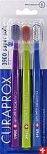 Fragrances, Perfumes, Cosmetics Super Soft Toothbrush Set, purple, green, dark blue - Curaprox