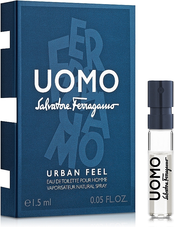 GIFT! Salvatore Ferragamo Uomo Urban Feel - Eau de Toilette (sample) — photo N1