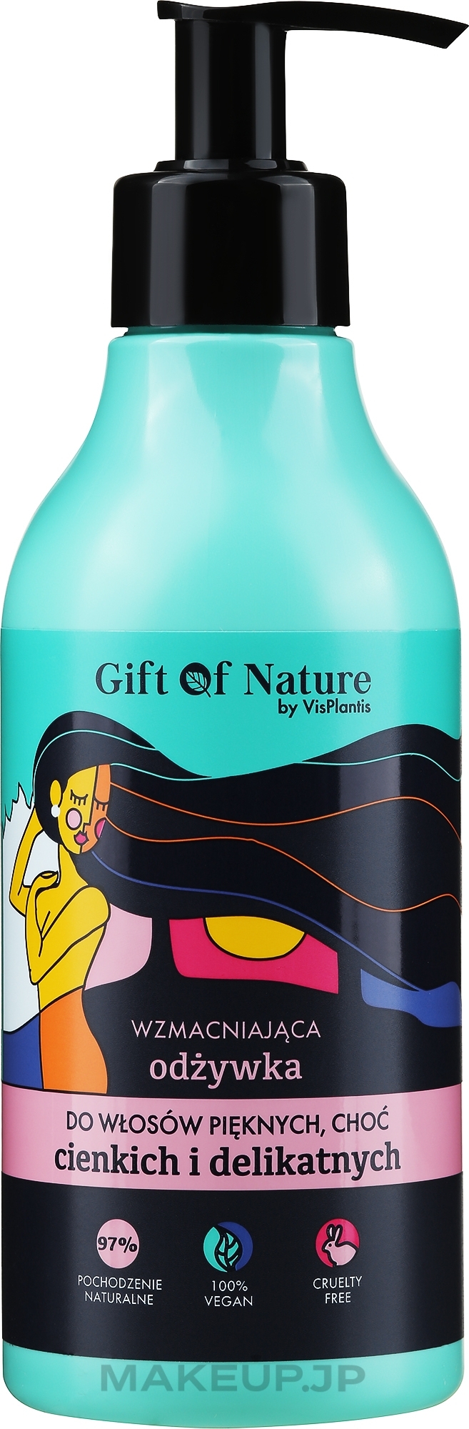 Conditioner for Thin & Delicate Hair - Vis Plantis Gift of Nature Strengthening Conditioner For Thin & Delicate Hair — photo 300 ml