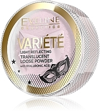 Fragrances, Perfumes, Cosmetics Translucent Reflective Powder - Eveline Cosmetics Variete Light Reflecting Translucent Loose Powder