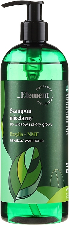 Hair Loss Prevention and Strengthening Shampoo - _Element Basil Strengthening Anti-Hair Loss Shampoo — photo N3
