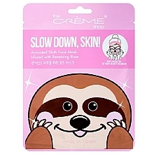 Fragrances, Perfumes, Cosmetics Face Mask - The Creme Shop Slow Down Skin! Animated Sloth Face Mask