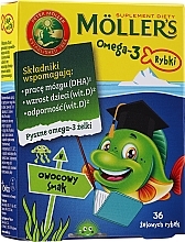 Kids Dietary Supplement with Fruit Taste "Omega 3" - Mollers — photo N1
