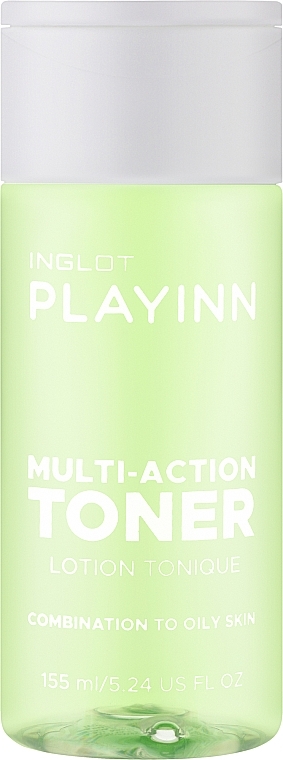 Multifunctional Toner for Oily & Combination Skin - Inglot Playinn Multi-Action Toner Combination To Oily Skin — photo N1