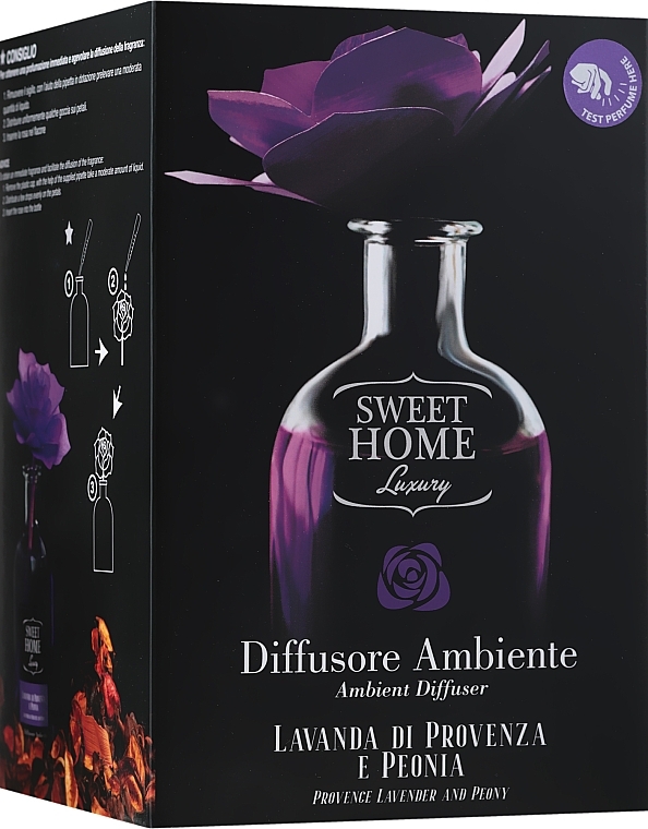 Reed Diffuser - Sweet Home Collection Lavender Of Provence & Peony Perfumed Diffuser — photo N1