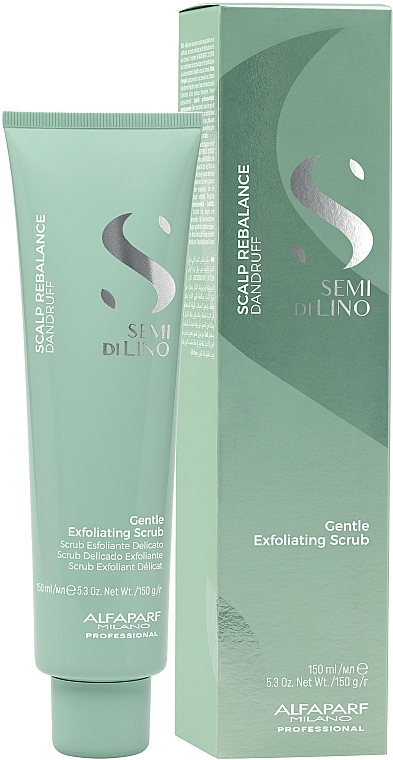 Scalp Scrub - Alfaparf Semi Di Lino Scalp Rebalance Gentle Exfoliating Scrub — photo N2