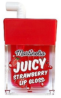 Juicy Lip Gloss, strawberry - Martinelia Lip Gloss — photo N1