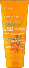 Fragrances, Perfumes, Cosmetics Sunscreen SPF 50 - Pupa Sunscreen Cream