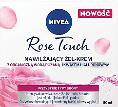 Moisturizing Gel Cream - Nivea Rose Touch — photo N1