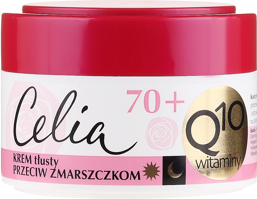 Anti-Wrinkle Cream "Vitamin" - Celia Q10 Face Cream 70+ — photo N1