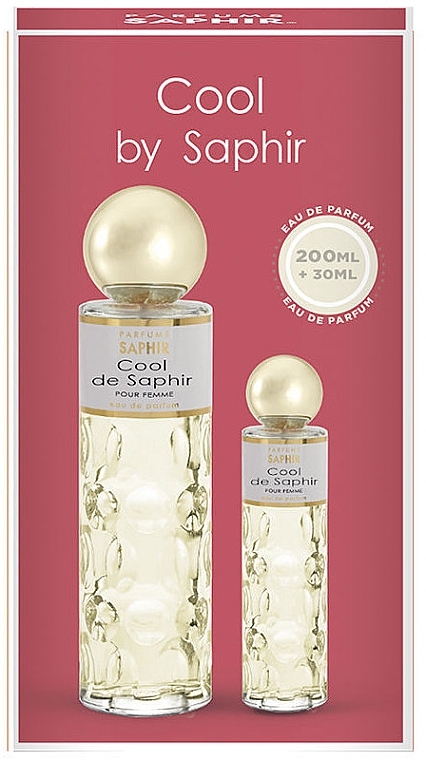 Saphir Parfums Cool De Saphir Pour Femme - Set (edp/200ml+edp/30ml) — photo N1