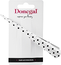 Fragrances, Perfumes, Cosmetics Hair Clip, black & white - Donegal