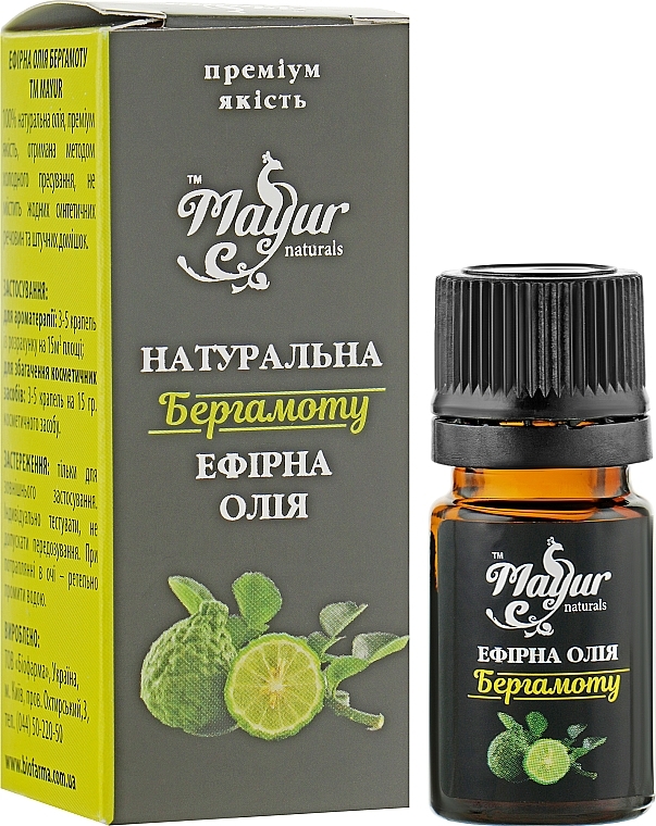 Bergamot Natural Essencial Oil - Mayur — photo N2