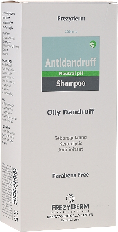 Anti-Dandruff Shampoo for Oily Hair - Frezyderm Antidandruff Shampoo — photo N1