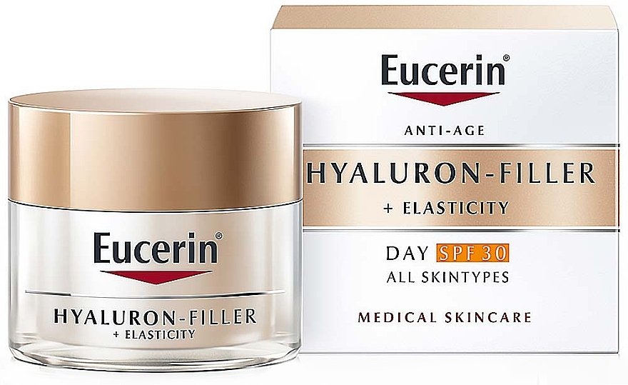 Anti-Aging Day Cream for All Skin Types - Eucerin Anti-Age Elasticity+Filler Day Cream SPF 30 — photo N1