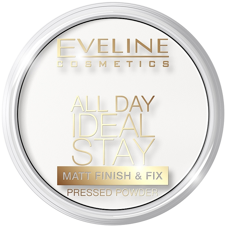 Setting Powder - Eveline Cosmetics All Day Ideal Stay Matt Finish & Fix White-60 — photo N1