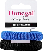 Fragrances, Perfumes, Cosmetics Hair Ties FA-5642, blue + black - Donegal