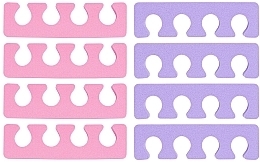 Toe Separators, pink + purple - Brushworks Toe Separators — photo N2