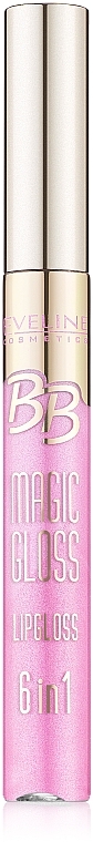 Lip Gloss - Eveline Cosmetics BB Magic Gloss Lipgloss 6 w 1 — photo N1