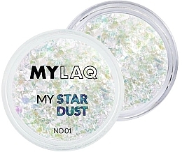 Nail Pollen - MylaQ My Star Dust — photo N2