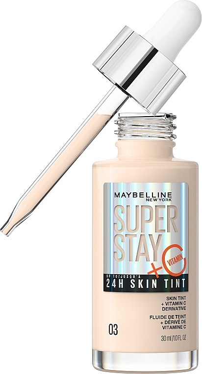 Foundation - Maybelline Super Stay 24H + Vitamin C Skin Tint — photo N3