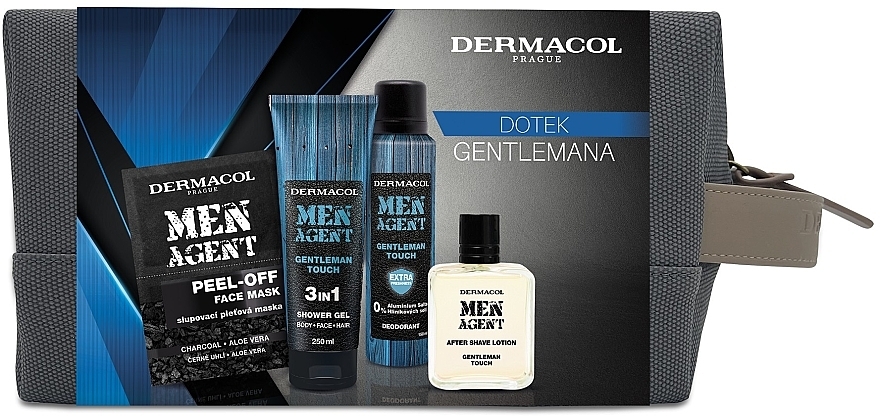 Set, 5 products - Dermacol Men Agent Gentleman Touch — photo N1