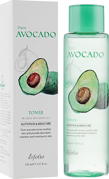 Avocado Toner "Pure" - Esfolio Pure Avocado Toner — photo N3