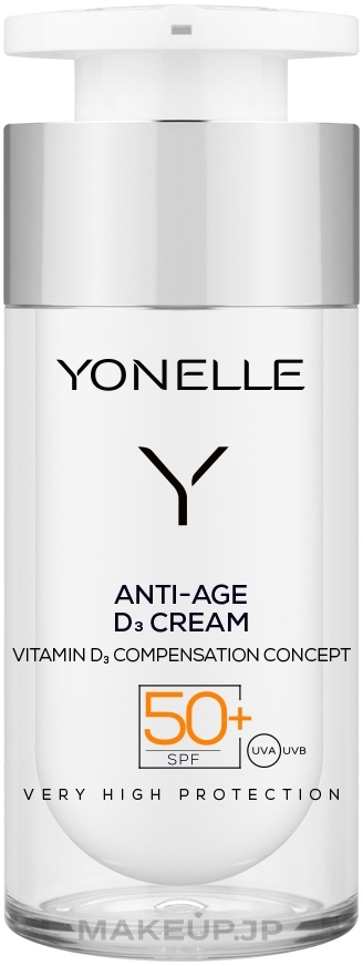 Anti-Wrinkle Protective Cream SPF50+ - Yonelle Anti-Age D3 Cream SPF50+ — photo 30 ml