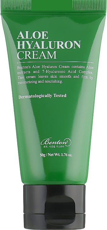 Moisturizing Aloe & Hyaluronic Acid Face Cream - Benton Aloe Hyaluron Cream — photo N1