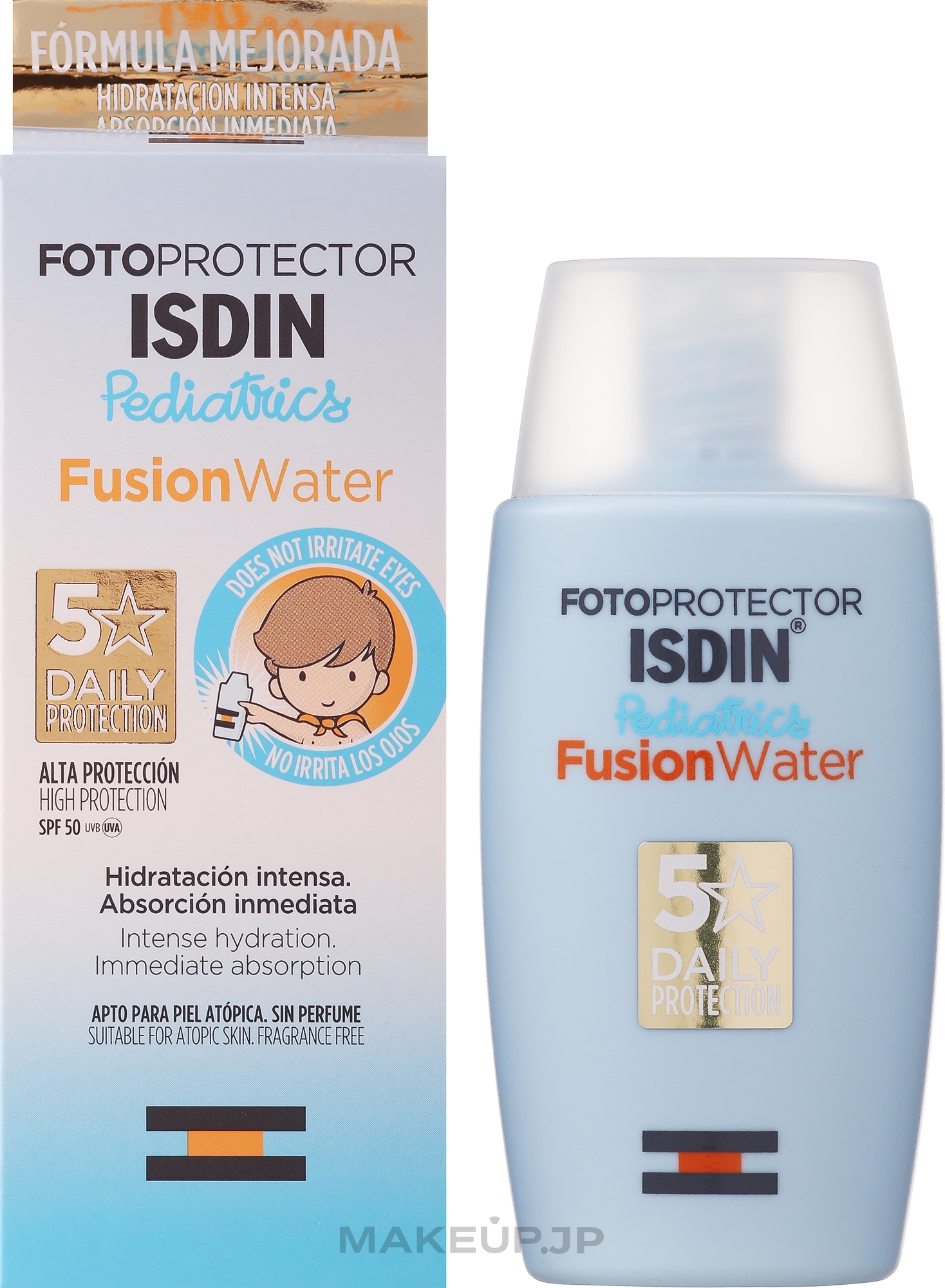 Baby Face and Body Fluid - Isdin Fotoprotector Fusion Water Pediatrics SPF50+ — photo 50 ml