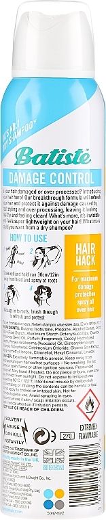 Keratin Dry Shampoo - Batiste Dry Shampoo Damage Control — photo N4