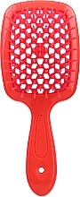 Hair Brush, neon orange and pink - Janeke Superbrush — photo N1