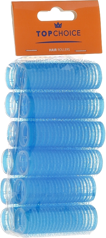 Velcro Hair Curlers "Velcro" diameter 18 mm, 12 pcs, 0188 - Top Choice — photo N2