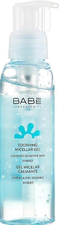 Micellar Gel for Delicate & Deep Cleansing - Babe Laboratorios Soothing Micelar Gel Travel Size — photo N2