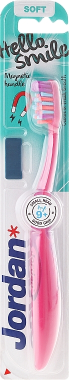 Kids Toothbrush, Hello Smile, Soft, pink - Jordan Hello Smile Soft — photo N1