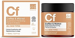 Fragrances, Perfumes, Cosmetics フェイス スクラブ - Dr. Botanicals Cf Coffee & Walnut Superfood Renewing Facial Exfoliator