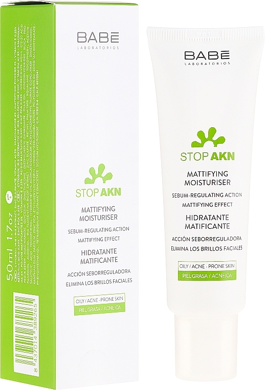 Mattifying Moisturizer - BABÉ Laboratorios Stop Akn Skin Mattifying Moisturiser — photo N1